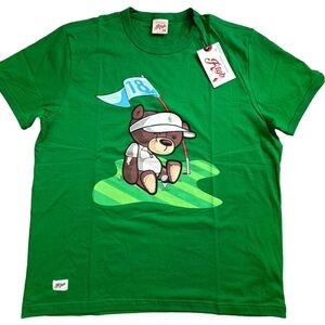 ⛳️ 18th Hole Golf ⛳️ Melting Teddy 🧸Graphic Tee NWT- by RTGB Mens XL MSR…